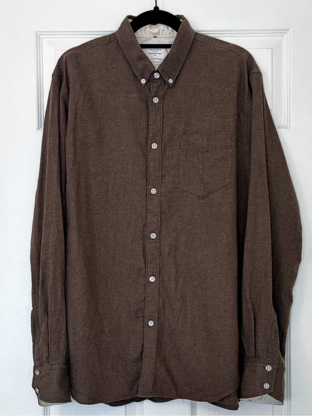 Rag & Bone 100% Cotton Standard Issue Button Down Long Sleeve Shirt